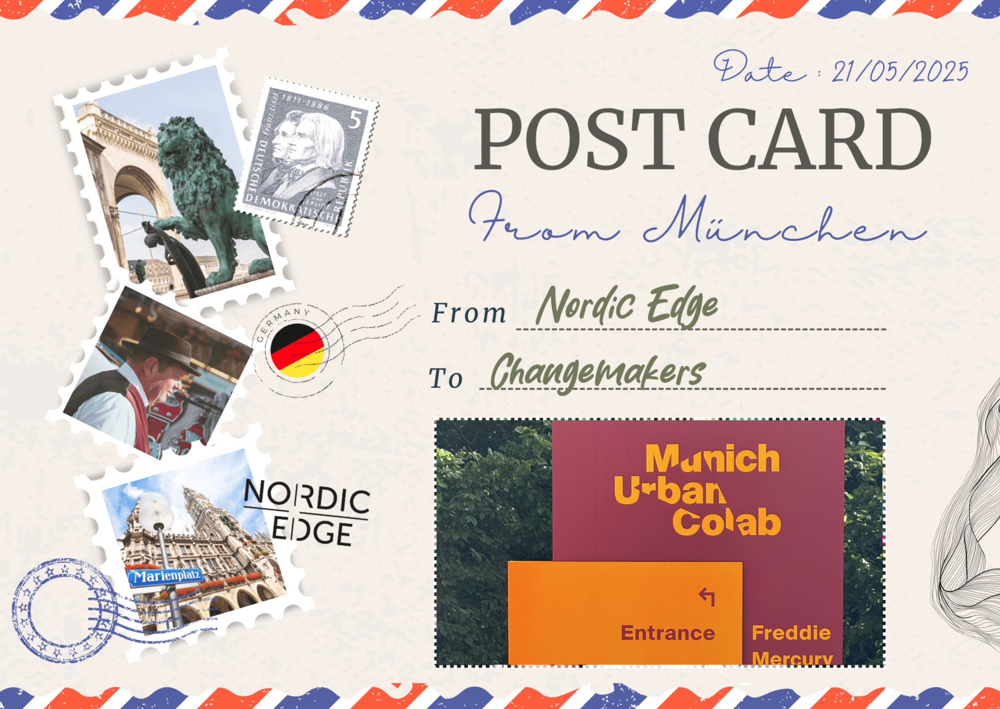 Postkort München