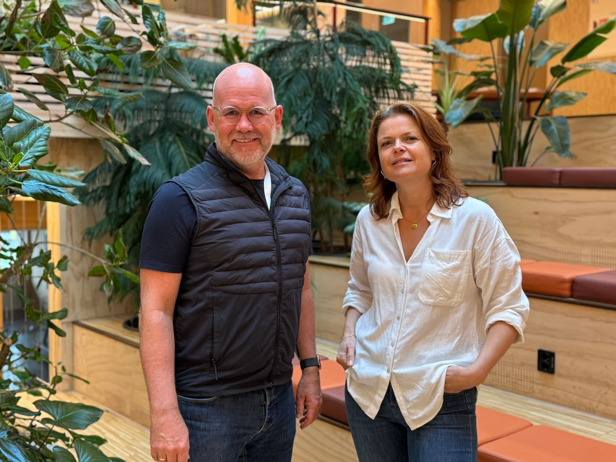 Terje Eide og Torill Steinback Hoel fra Nordic Edge